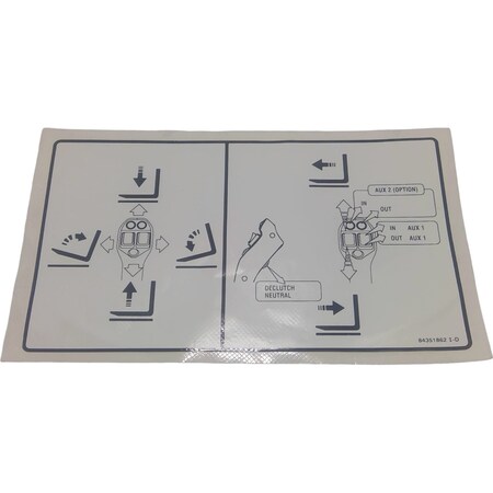 Cnh DECAL, CNH OEM 84351862 84351862