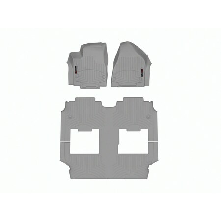 Weathertech Grey, Front and Rear Floorliners 461662-1-2