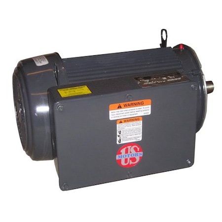 U.S. Motors Farm Duty Motor, Capacitor-Start, 3 HP, 230V AC, 1,760 Nameplate RPM, 184T Frame FDU3CM2K18