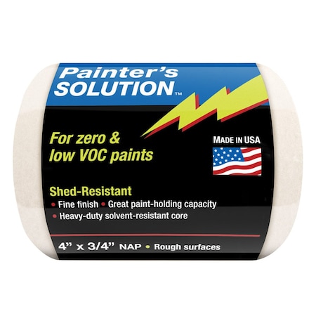 Wooster 4" Paint Roller Cover, 3/4" Nap, Woven Fabric R578