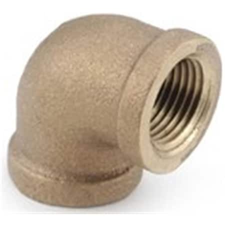 Gizmo 738100-08 .5 In. 90 Degree Red Brass Threaded Elbow GI428941