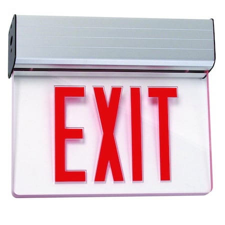 Sunlite LED Lit Exit Sign 90-Min Battery Power Back-Up 120-277V Universal Mounting NYC Compliant 05277-SU