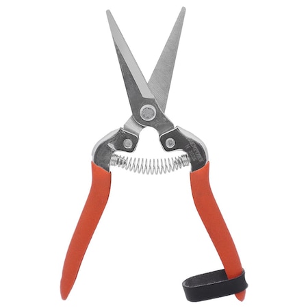 Zenport Harvest Shear, Straight Stainless Steel Serrated Blade H302S