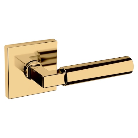 Baldwin Baldwin Preconfigured L029 Lever with R017 Rose Passage Lock with 2-3/8in Backset and Full Lip L029003PASS