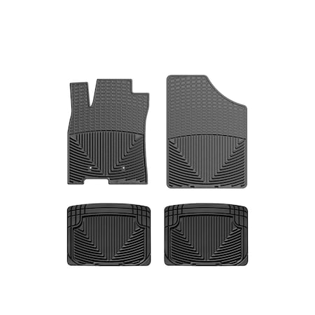 Weathertech Black, Front and Rear All Weather Floor Mats W194-W20