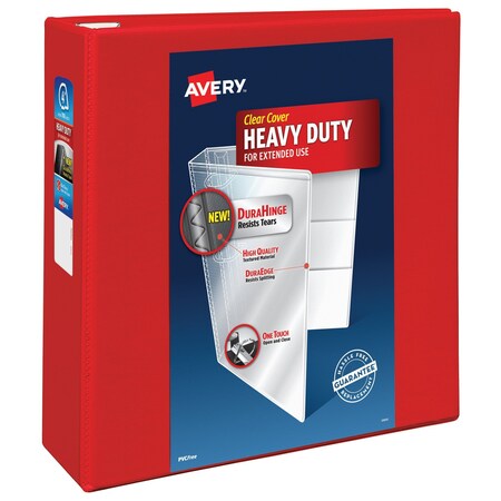 Avery Heavy-Duty View 3 Ring Binder, 4 In Ring 79326