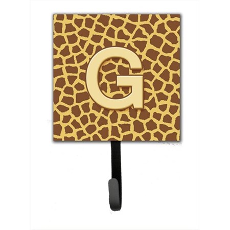 Carolines Treasures Letter G Initial Monogram - Giraffe Leash Holder Or Key Hook CJ1025-GSH4