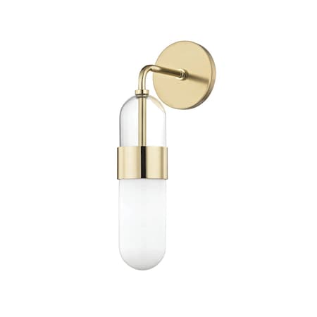 Mitzi Emilia 1 Light Wall Sconce 4.5 In. Polished Brass H126101-PB