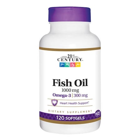 21St Century Fish Oil, 1000mg, Omega-3, 120PK 74098522872