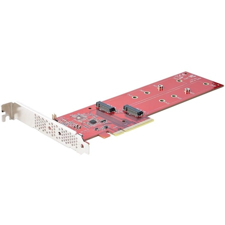 Startech.Com Dual M.2 PCIe SSD Adapter, NVMe / AHCI DUAL-M2-PCIE-CARD-B