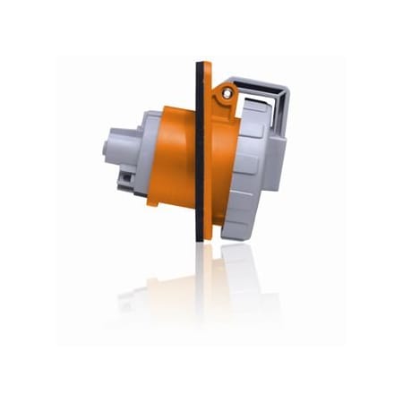 Leviton Industrial Grade Receptacle, Watertight, 30 Amp, 125/250 Volt 430R12WLEV