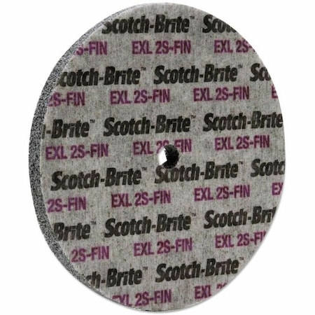 3M Scotch-Brite EXL Unitized Wheel 6 x 1/2 x 1/2 Silicon Carbide 2S FIN 7000028478