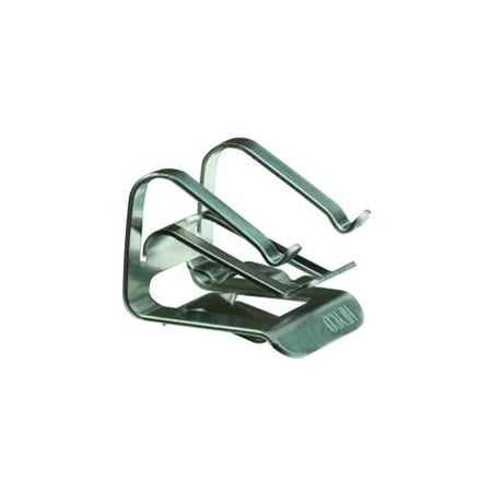 Heyco Cable Clip, 410 Stainless Steel, 0.33 in Bundle Dia., 0.90 in L, 500 PK S6566