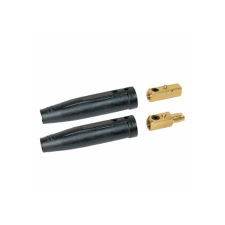 Best Welds Cable Connector, Male/Female, Ball Point Connection, 1/0 AWG to 3/0 AWG Cable Capacity 900-2-MBP