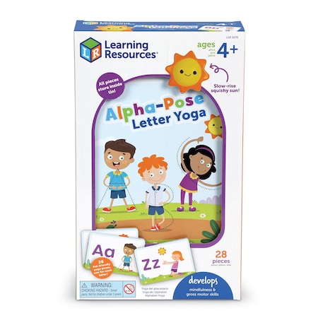 Learning Resources Alpha-Pose Letter Yoga LER5579