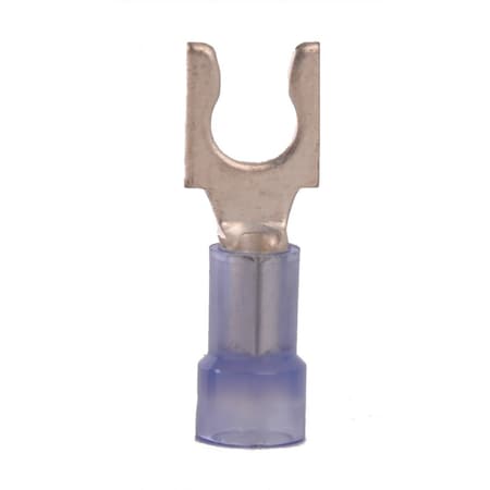 Hillsdale Terminal Fork Terminal, #10 Stud Size, 14 AWG, 600 V, Nylon Insulated, 1000 PK 50161N