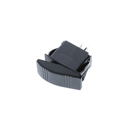 Switch Components Contura Style Rocker, 2P SPST OFF-ON, Black IP56 SRD1-1A-DC-1-BNN