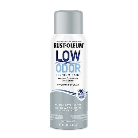 Rust-Oleum Low Odor Spray Paint, Water-Based, Alkyd, Day Dreaming, Matte 388284