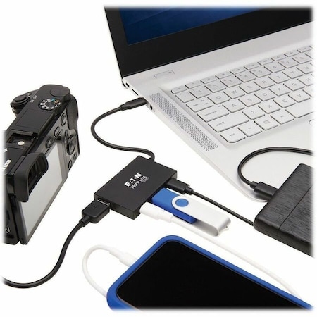 Tripp Lite Laptop Hub, 10 GBps U460-004-2A2C-2