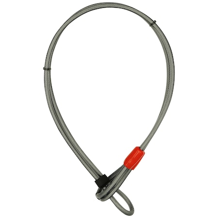 Doublelock FOX, Security Cable 7.2 ft x 10mm Braided Steel with Vinyl Coating 220-410A