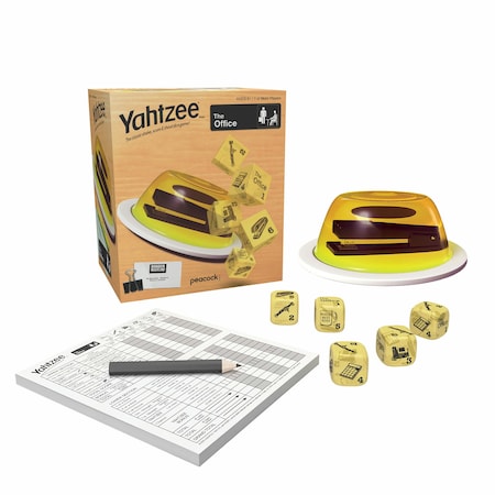 Usaopoly YAHTZEE The Office Dice Rolling Game YZ051-198