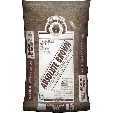 Landscape Select 2 Cu. ' Dyed Brown Shredded Hardwood Mulch AB2BROWN