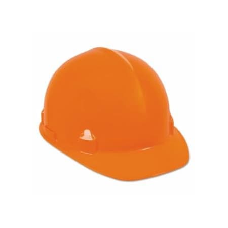 Jackson Safety SC-6 Hard Hat, 4-point Ratchet, Front Brim, Hi-Viz Orange 138-14843