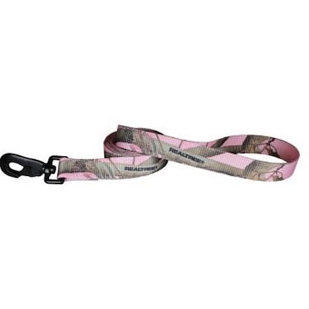 Tandy Leather Factory Leather Brothers  1 x 4 ft. Nylon Pink Camo Lead 149NRT-PK
