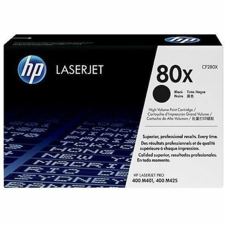Hp High Yield Toner Cartridge, Black CF280X