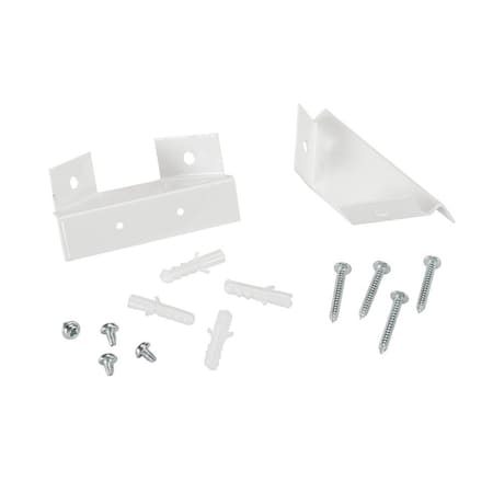 Keystone 45 Deg Surface Mounting Kit for LED Vapor Tight fixtures.  Option 1. Fits all KT-VTLEDxx-xA KT-VTLED-45SM-1-KIT