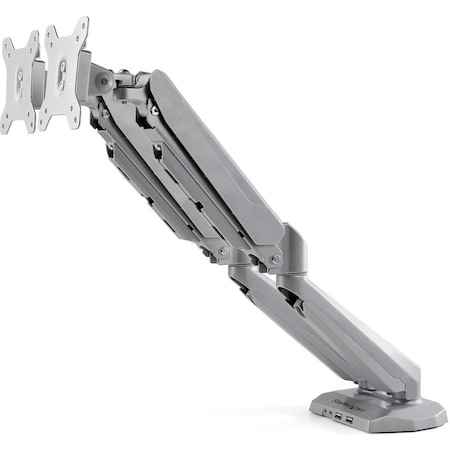 Startech.Com Vesa 75Mm/100Mm Desk Mount Dual Monitor Arm Supports Displays Up To ARMSLIMDUOS