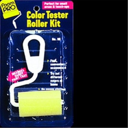 Foampro Mfg 98 2 in. Color Tester Roller Kit 42224000985