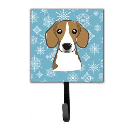 Carolines Treasures Snowflake Beagle Leash and Key Holder BB1673SH4