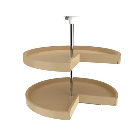 Rev-A-Shelf Plastic; Steel, Almond, 28 in W, 26 in H, 28 in D 6942-28-15-52