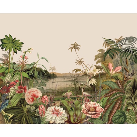 York Wallcoverings Floating Gardens Green Wall Mural MU0262M