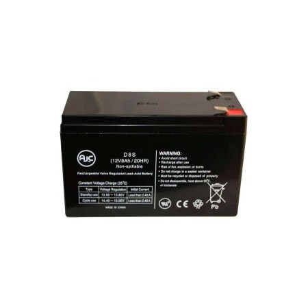 Battery Clerk AJC PowerVar Security One ABCE1440-11R, ABCE1440-22R 12V 8Ah UPS Battery AJC-D8S-M-4-123390