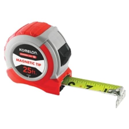 Komelon 25 ft. x 1.07 in. Magnetic Powerblade II Tape Measure KOM73425