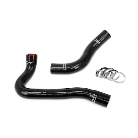 Hps Performance High Temp Reinforced Silicone Radiator Coolant Hose Kit, Black,  57-2030-BLK