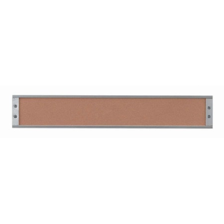 Aarco 3'' Display Rail w/ a Tan Vinyl Impregnated Cork Insert, 3''Hx72''W DR2-72