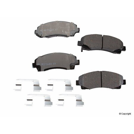 Akebono 06-11 Acura/Honda-Ridgeline/Tl-Fr Proact Disk Pad, Act1102 ACT1102