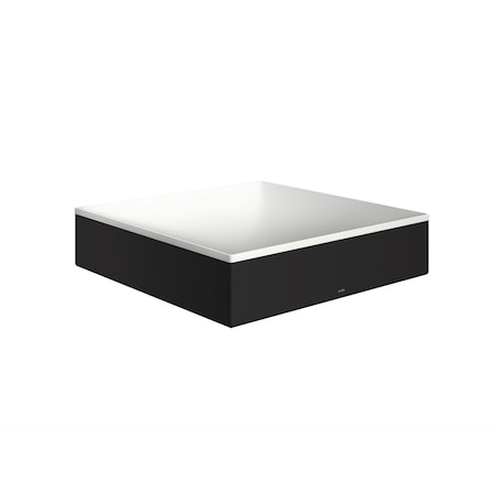 Axor Suite Sinks Square Sink without Overflow, 15 3/4" x 15 3/4" in Matte Black 42003670