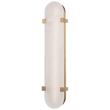 Hudson Valley Lighting Skylar 1 Light Wall Sconce 24.75 In. Aged Brass 1125-AGB