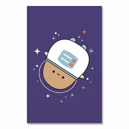 Denik Smoko Astro Tayto Layflat Notebook, 1-Subject, Medium/College Rule, 72 8 x 5 Sheets LFC1893L