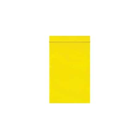 Bubblefast 1000-4 x 6'' - 2 Mil Yellow Reclosable Poly Bags, 1000PK BFPB3565Y