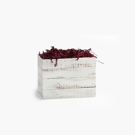 Nashville Wraps Distressed Wood Basket Box, Small 6.75x4x5, 6PK DWS