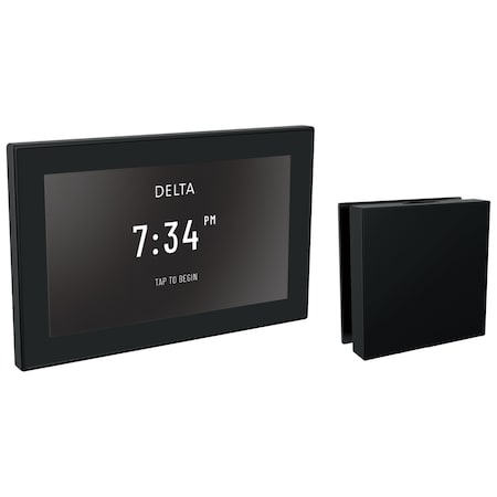 Delta Universal Showering Components Square Digital Steam Package In Matte Black 5CH-550L-BL