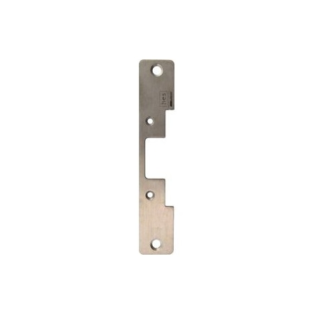 Hanchett Entry Systems Faceplate 6-7/8in x 1-1/4in, Cylindrical Latch, Aluminum Frame, , 630/US32D Stainless Steel 503-630
