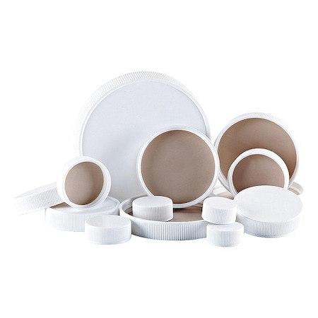 Qorpak Polypropylene Cap , White, PK4000 239081