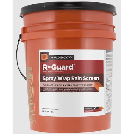 Prosoco R-Guard SprayWrap Rain Screen 5 Gallon Pail 70520-05GAL