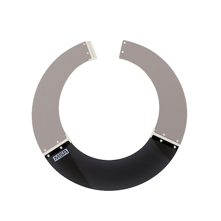 Msa Safety Sun Shield, for V-Gard Hats Only, Gray 697410